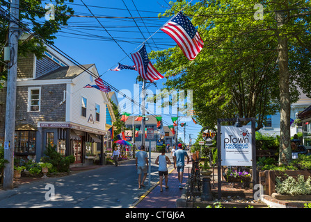 Einkaufsstraße (Hauptstraße), Provincetown, Cape Cod, Massachusetts, USA Stockfoto