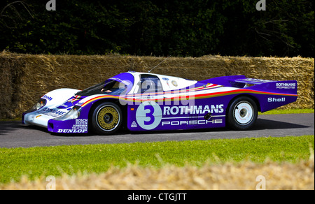 Sportwagen, die demonstrieren beim Goodwood Festival of Speed 2012 Stockfoto