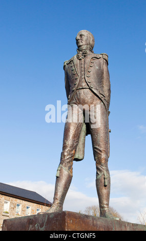 Bantry, West Cork, Irland. Statue von Theobald Wolfe Tone, 1763-1798, irischer revolutionär... Stockfoto