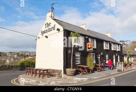 Kinsale, West Cork, Irland. Die Spanier Restaurant und eine Bar. Stockfoto