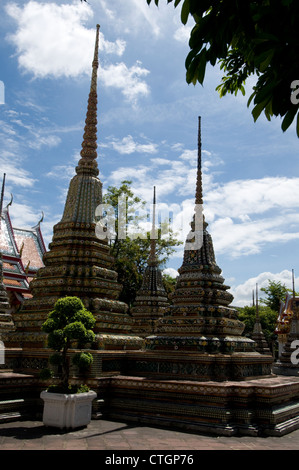 Bestandteil der Wat Pho Tempelanlage in Bangkok, Thailand Stockfoto