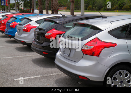 Stuart Florida, Federal Highway, US 1 One, Ford, Händler, Händler, neue Autos, Focus, hatchback, Besucher reisen Reise touristischer Tourismus Wahrzeichen landma Stockfoto