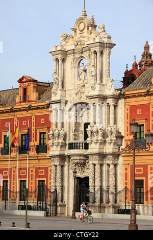 Spanien, Andalusien, Sevilla, Palacio de San Telmo, Palast, Stockfoto