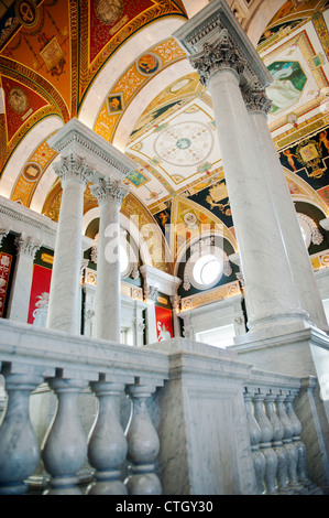 Die große Halle in der Library of Congress in Washington, D.C. Stockfoto