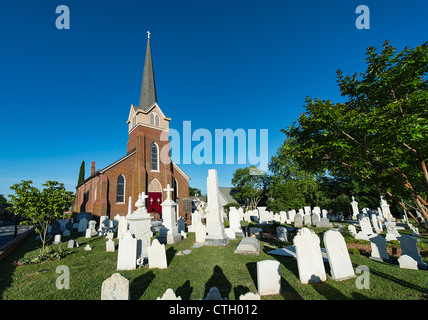 Historischen St Peter Episcopal Church, Lewes, Delaware, USA Stockfoto