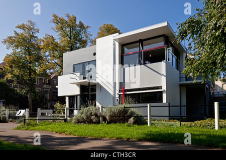 Die Niederlande, Utrecht, Rietveld Schrosder Haus. UNESCO-Weltkulturerbe. Stockfoto