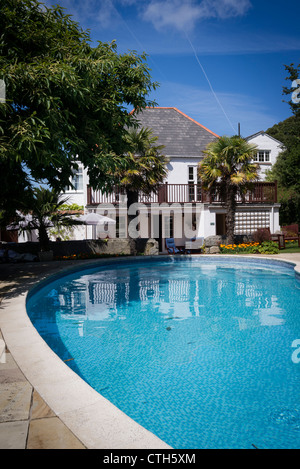 Schwimmbad im White House Hotel auf Herm auf den Kanalinseln Stockfoto