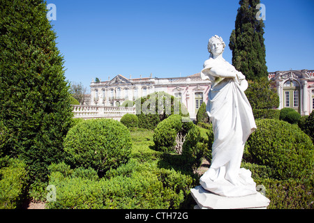 Queluz Nationalpalast in Sintra - Portugal Stockfoto
