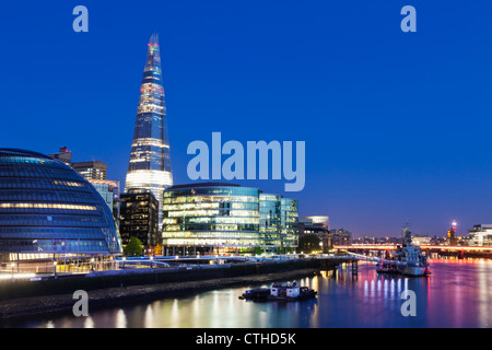 England, London, Southwark, die Scherbe und London Entwicklung Stockfoto