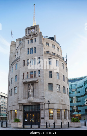 England, London, Langham Place, BBC Broadcasting House Stockfoto