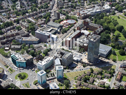 Luftaufnahme der Sheffield University Stockfoto