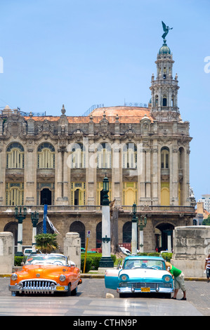 Amerikanische Oldtimer, La Havanna, Kuba Stockfoto