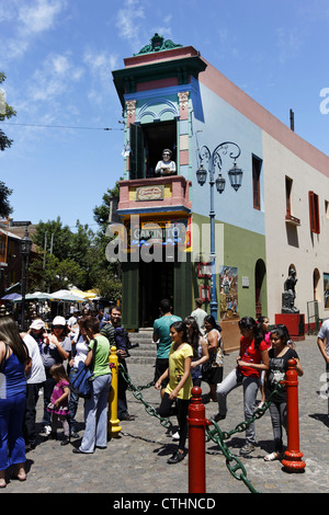 Bunte Häuser im Caminito, La Boca, Buenos Aires, Argentinien Stockfoto