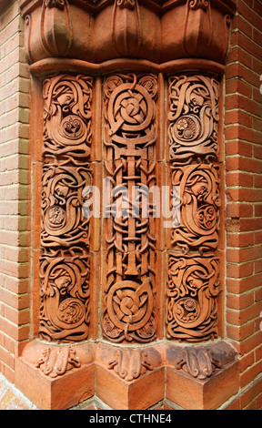 Watt-Kapelle in Compton Surrey. Symbolisches Arts and Crafts Gebäude Stockfoto