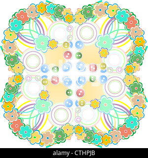 nahtlose Blume Muster Hintergrund Stockfoto