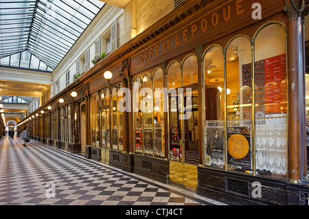 Cafe de L´Epoque in Passage Vero Dodat, Paris, Frankreich Stockfoto