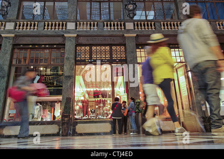 Shopping Passage, alten Stadt Zentrum von Turin Piemont, Italien Stockfoto