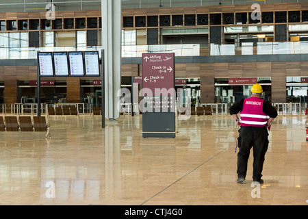 Terminal 1 Flughafen Berlin Brandenburg Willy Brandt, BER Airport Schönefeld, Berlin, Deutschland Stockfoto