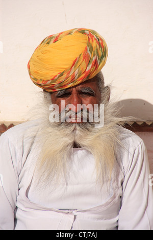 Porträt der indischen Greis Stockfoto