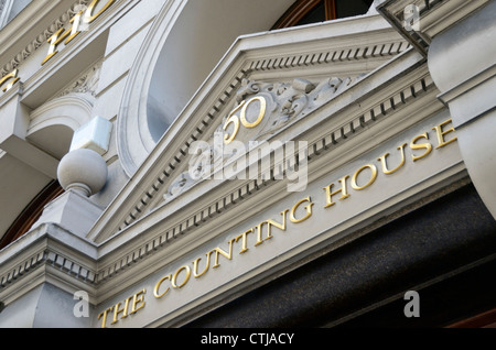 Das Kontor-Pub in Cornhill, City of London, London, UK. Stockfoto