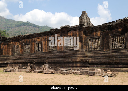 Die nördlichen Palace Wat Phu Champasak Südlaos Stockfoto