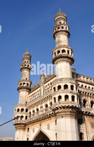 Charminar, zum weltweiten Symbol von Hyderabad Stockfoto