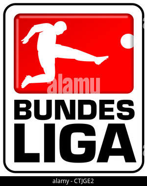 Logo des deutschen Fußball-Bundesliga. Stockfoto