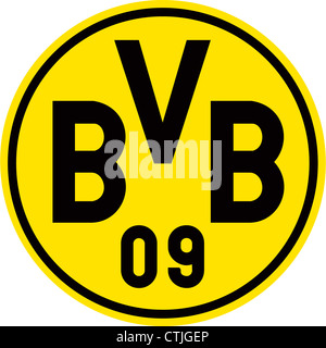 Logo des deutschen Fußball-Nationalmannschaft Borussia Dortmund BVB. Stockfoto