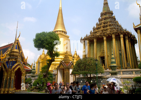 Phra Mondop, befindet sich die Bibliothek am Tempel des Smaragd-Buddha auf dem Gelände des Grand Palace, Bangkok, Thailand Stockfoto