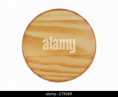 Holz Schild Label Tag Abzeichen Stockfoto