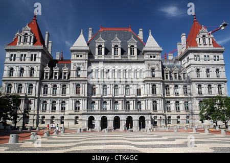 Die New York State Capitol (abgeschlossen im Jahre 1899.) Albany, New York Stockfoto