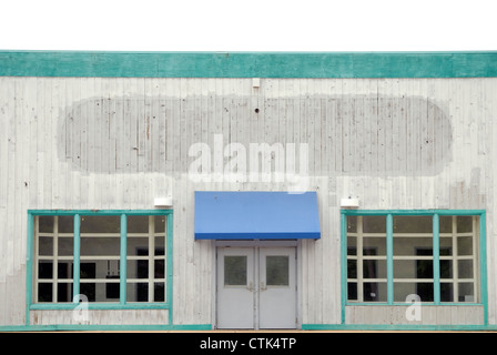 Ein leerstehendes Gebäude Schaufenster. Stockfoto