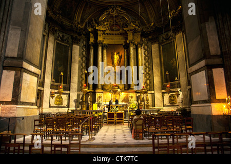 Die Chapelle De La Vierge Kirche St-Sulpice in Paris Frankreich Stockfoto