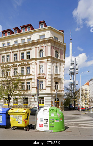 Prager Fernsehturm, Tschechien. Stockfoto