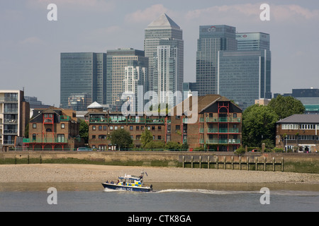 Fluss Themse Greenwich London England UK Europa Stockfoto