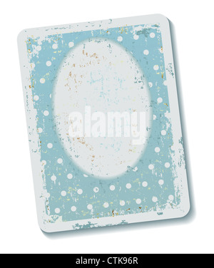 Die Vintage Kartenset für Scrapbooking. Stockfoto