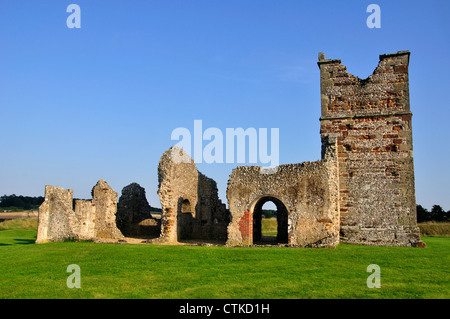 Die Remainsl von Knowlton Kirche Dorset UK Stockfoto