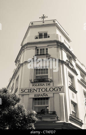 Scientology-Kirche in Madrid, Spanien Stockfoto