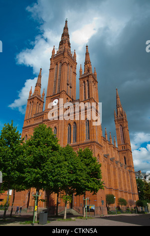 Marktkirche der Marktkirche von Carl Boos am Schlossplatz Schlossplatz Altstadt der alten Stadt Wiesbaden Germany Stockfoto