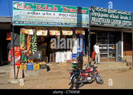 Geschäfte in Nuwaraeliya (Nuwara Eliya), Sri Lanka Stockfoto