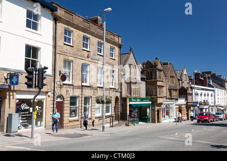 Vordergrund Straße, Chard, Somerset Stockfoto