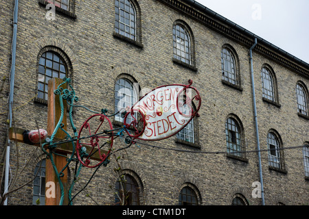 Christiania im Zentrum von Kopenhagen ist weltberühmt für Beeing af "freie Stadt" Stockfoto