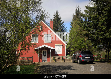 Island, Husavik, ein Fischerdorf und ein Zentrum des Whale-watching in Nordisland Stockfoto