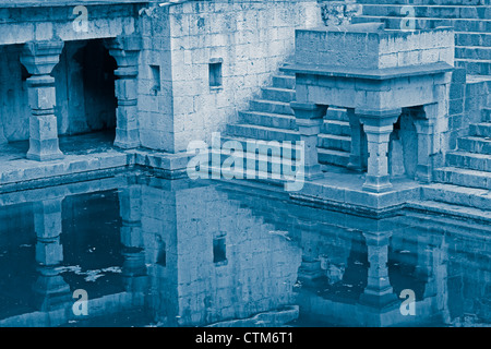 Heilig, alten Lord Shiva-Tempel, Siddheshwar Tempel, Rajgurunagar, Khed, Maharashtra, Indien Stockfoto