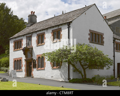Hawkshead Grammar Museum in Summer School Cumbria England Großbritannien GB Großbritannien Stockfoto