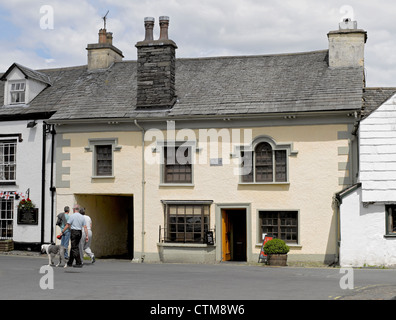 Beatrix Potter Gallery wird im Sommer von National Trust Hawkshead betrieben Village Cumbria England Vereinigtes Königreich GB Großbritannien Stockfoto