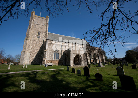 Orford, St. Bartholomäus-Kirche Stockfoto