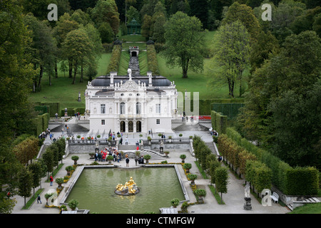 Europa; Deutschland; Bayern; Schloss Linderhof von König Ludwig Stockfoto