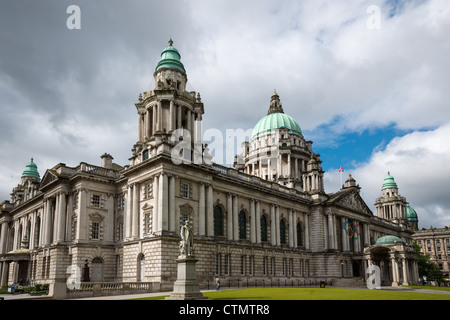 Der Belfast City Hall, Belfast, Nordirland. Stockfoto