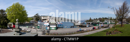 Lake Windermere Panoramic Cumbria England großbritannien Stockfoto